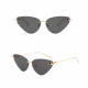 Techsuit Premium Sunglasses (S099) for Women, Cat Eye, Rimless, Fashion forward, Comfortable Fit Gold / Black Techsuit Premium Sunglasses (S099) for Women, Cat Eye, Rimless, Fashion forward, Comfortable Fit Gold / Black