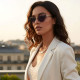 Techsuit Premium Sunglasses (S099) for Women, Cat Eye, Rimless, Fashion forward, Comfortable Fit Gold / Tea Techsuit Premium Sunglasses (S099) for Women, Cat Eye, Rimless, Fashion forward, Comfortable Fit Gold / Tea