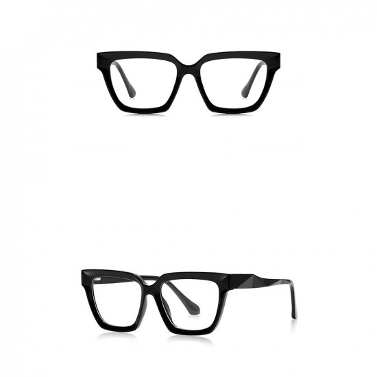Techsuit Anti Blue Light Glasses Reflex PC (LS083) for Women, Oversized, Square Black Techsuit Anti Blue Light Glasses Reflex PC (LS083) for Women, Oversized, Square Black