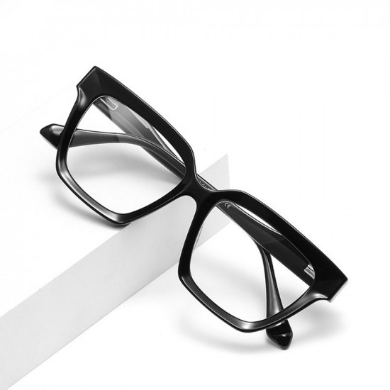 Techsuit Anti Blue Light Glasses Reflex PC (LS083) for Women, Oversized, Square Black Techsuit Anti Blue Light Glasses Reflex PC (LS083) for Women, Oversized, Square Black