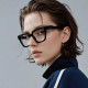 Techsuit Anti Blue Light Glasses Reflex PC (LS083) for Women, Oversized, Square Black Techsuit Anti Blue Light Glasses Reflex PC (LS083) for Women, Oversized, Square Black