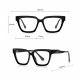 Techsuit Anti Blue Light Glasses Reflex PC (LS083) for Women, Oversized, Square Black Techsuit Anti Blue Light Glasses Reflex PC (LS083) for Women, Oversized, Square Black
