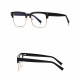 Techsuit Anti Blue Light Glasses Reflex PC (2205) for Women, Square Black / Gold