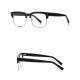Techsuit Anti Blue Light Glasses Reflex PC (2205) for Women, Square Black / Silver Techsuit Anti Blue Light Glasses Reflex PC (2205) for Women, Square Black / Silver