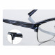 Techsuit Anti Blue Light Glasses Reflex PC (2205) for Women, Square Black / Silver Techsuit Anti Blue Light Glasses Reflex PC (2205) for Women, Square Black / Silver