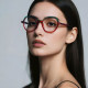 Techsuit Anti Blue Light Glasses Reflex PC (LS051) for Women, Oversized Black Techsuit Anti Blue Light Glasses Reflex PC (LS051) for Women, Oversized Black