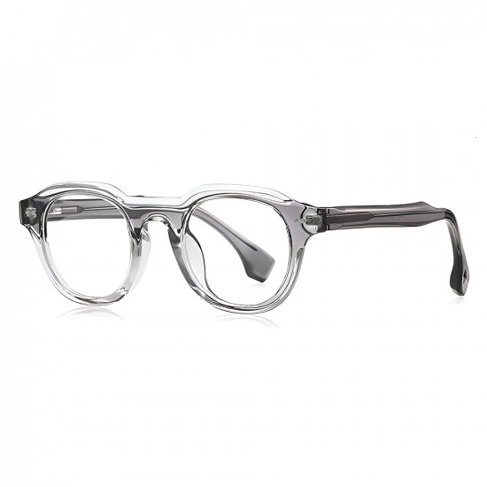 Techsuit Anti Blue Light Glasses Reflex PC (LS088) for Women, Round Gray Gradient Techsuit Anti Blue Light Glasses Reflex PC (LS088) for Women, Round Gray Gradient