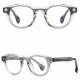 Techsuit Anti Blue Light Glasses Reflex PC (LS088) for Women, Round Gray Gradient Techsuit Anti Blue Light Glasses Reflex PC (LS088) for Women, Round Gray Gradient