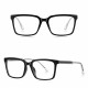 Techsuit Anti Blue Light Glasses Reflex PC (LS091) for Men, Flat Top Black Techsuit Anti Blue Light Glasses Reflex PC (LS091) for Men, Flat Top Black