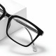Techsuit Anti Blue Light Glasses Reflex PC (LS091) for Men, Flat Top Black Techsuit Anti Blue Light Glasses Reflex PC (LS091) for Men, Flat Top Black