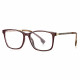 Techsuit Anti Blue Light Glasses Reflex PC (LS202) for Women, Flat Top Redwood
