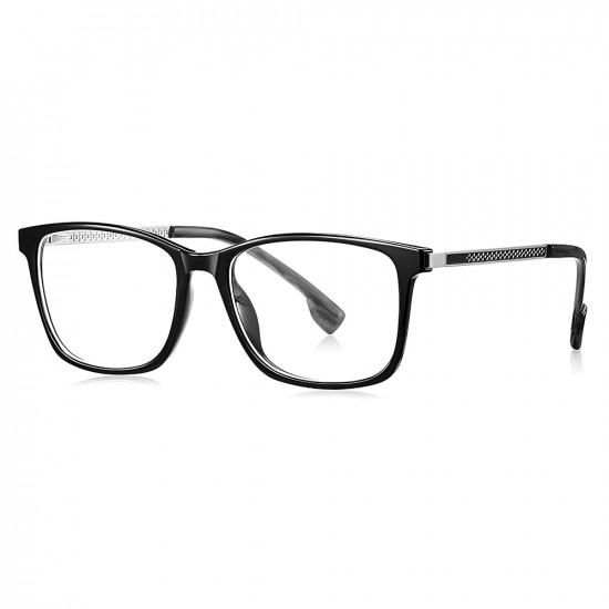 Techsuit Anti Blue Light Glasses Reflex PC (LS202) for Women, Flat Top Black Techsuit Anti Blue Light Glasses Reflex PC (LS202) for Women, Flat Top Black