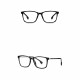 Techsuit Anti Blue Light Glasses Reflex PC (LS202) for Women, Flat Top Black Techsuit Anti Blue Light Glasses Reflex PC (LS202) for Women, Flat Top Black