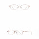 Techsuit Anti Blue Light Glasses Reflex PC (LS501) for Women, Micro Rose Gold Techsuit Anti Blue Light Glasses Reflex PC (LS501) for Women, Micro Rose Gold