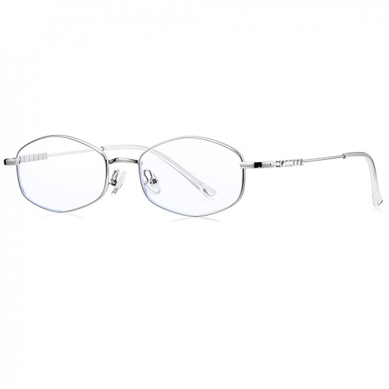 Techsuit Anti Blue Light Glasses Reflex PC (LS501) for Women, Micro Silver Techsuit Anti Blue Light Glasses Reflex PC (LS501) for Women, Micro Silver