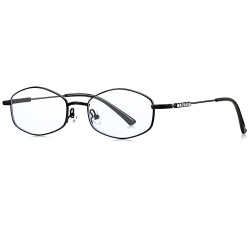 Techsuit Anti Blue Light Glasses Reflex PC (LS501) for Women, Micro Black