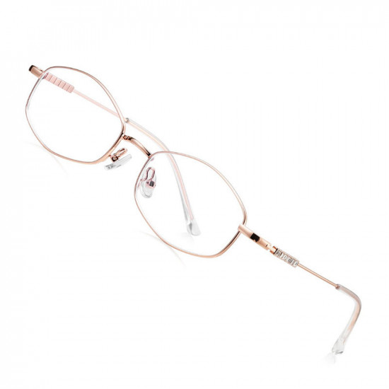 Techsuit Anti Blue Light Glasses Reflex PC (LS501) for Women, Micro Gold Techsuit Anti Blue Light Glasses Reflex PC (LS501) for Women, Micro Gold
