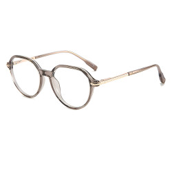 Techsuit Premium Anti Blue Light Glasses Reflex PC (TM1062) Unisex, Browline, Unisex Transparent Brown