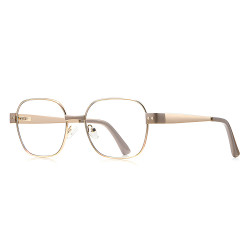 Techsuit Anti Blue Light Glasses Reflex PC (3172) for Women, Rectangular Brown / Gold Techsuit Anti Blue Light Glasses Reflex PC (3172) for Women, Rectangular Brown / Gold