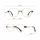Techsuit Anti Blue Light Glasses Reflex PC (3175) for Women, Round Gold / Black Techsuit Anti Blue Light Glasses Reflex PC (3175) for Women, Round Gold / Black