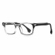 Techsuit Anti Blue Light Glasses Reflex PC (LS084) for Men, Rectangular Black / Transparent Techsuit Anti Blue Light Glasses Reflex PC (LS084) for Men, Rectangular Black / Transparent
