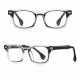 Techsuit Anti Blue Light Glasses Reflex PC (LS084) for Men, Rectangular Black / Transparent Techsuit Anti Blue Light Glasses Reflex PC (LS084) for Men, Rectangular Black / Transparent