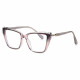 Techsuit Anti Blue Light Glasses Reflex PC (LS250) for Women, Oversized Pink Gradient