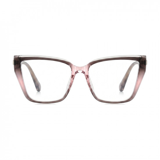 Techsuit Anti Blue Light Glasses Reflex PC (LS250) for Women, Oversized Pink Gradient