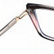 Techsuit Anti Blue Light Glasses Reflex PC (LS250) for Women, Oversized Pink Gradient