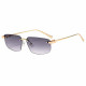 Techsuit Premium Sunglasses (S098) Unisex, Rectangular Lens, Rimless, Sleek Metal Arms, Ultralight Amethyst Techsuit Premium Sunglasses (S098) Unisex, Rectangular Lens, Rimless, Sleek Metal Arms, Ultralight Amethyst