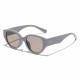 Techsuit Sunglasses (17002) for Women, PC Oval Frame, Small 90s Style Gray / Light Brown Techsuit Sunglasses (17002) for Women, PC Oval Frame, Small 90s Style Gray / Light Brown