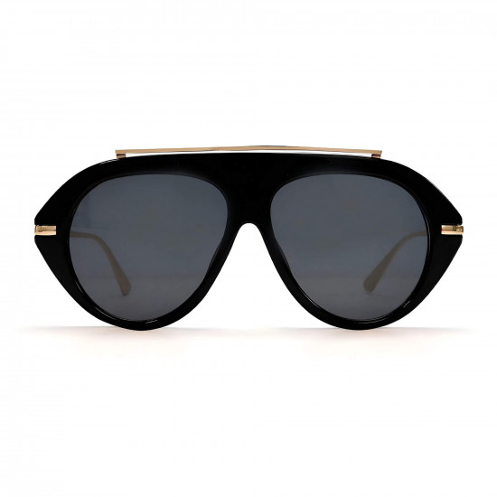 Techsuit Premium Sunglasses (8092) for Women, Retro Chic Design, Oversized Aviator, Flat Top, Metal Arms Black Techsuit Premium Sunglasses (8092) for Women, Retro Chic Design, Oversized Aviator, Flat Top, Metal Arms Black