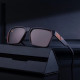 Techsuit Polarized Sunglasses (8500) for Men, TAC UV400 Lenses, Flat Top Design, Casual Look, Anti glare Tea