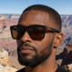 Techsuit Polarized Sunglasses (8500) for Men, TAC UV400 Lenses, Flat Top Design, Casual Look, Anti glare Tea