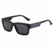 Techsuit Polarized Sunglasses (8491) for Men, UV Protection, Square Frame, TAC Lenses, All Day Wear Matte Black / Gray