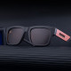 Techsuit Polarized Sunglasses (8491) for Men, UV Protection, Square Frame, TAC Lenses, All Day Wear Matte Black / Cherry Techsuit Polarized Sunglasses (8491) for Men, UV Protection, Square Frame, TAC Lenses, All Day Wear Matte Black / Cherry