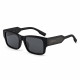 Techsuit Polarized Sunglasses (8485) for Men, UV400 Protection, Square Frame, Integrated Nose Pad, Anti Glare Black Techsuit Polarized Sunglasses (8485) for Men, UV400 Protection, Square Frame, Integrated Nose Pad, Anti Glare Black
