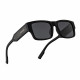Techsuit Polarized Sunglasses (8485) for Men, UV400 Protection, Square Frame, Integrated Nose Pad, Anti Glare Black Techsuit Polarized Sunglasses (8485) for Men, UV400 Protection, Square Frame, Integrated Nose Pad, Anti Glare Black