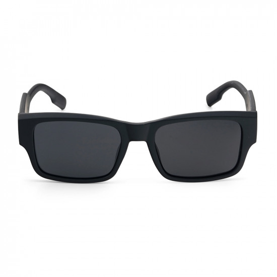 Techsuit Polarized Sunglasses (8485) for Men, UV400 Protection, Square Frame, Integrated Nose Pad, Anti Glare Black Techsuit Polarized Sunglasses (8485) for Men, UV400 Protection, Square Frame, Integrated Nose Pad, Anti Glare Black