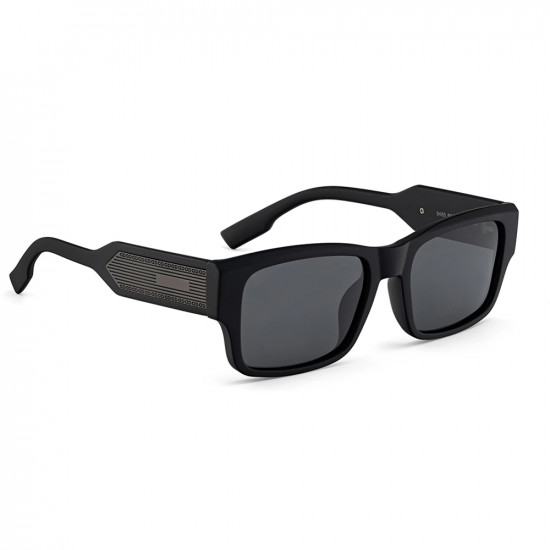 Techsuit Polarized Sunglasses (8485) for Men, UV400 Protection, Square Frame, Integrated Nose Pad, Anti Glare Black Techsuit Polarized Sunglasses (8485) for Men, UV400 Protection, Square Frame, Integrated Nose Pad, Anti Glare Black