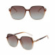 Techsuit Polarized Sunglasses (5223) for Women, UV Filter, Classic Retro, Oversized, PC Frame, Metal Accents Brown Techsuit Polarized Sunglasses (5223) for Women, UV Filter, Classic Retro, Oversized, PC Frame, Metal Accents Brown