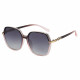 Techsuit Polarized Sunglasses (5223) for Women, UV Filter, Classic Retro, Oversized, PC Frame, Metal Accents Gray/Pink Techsuit Polarized Sunglasses (5223) for Women, UV Filter, Classic Retro, Oversized, PC Frame, Metal Accents Gray/Pink