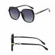 Techsuit Polarized Sunglasses (5223) for Women, UV Filter, Classic Retro, Oversized, PC Frame, Metal Accents Black Techsuit Polarized Sunglasses (5223) for Women, UV Filter, Classic Retro, Oversized, PC Frame, Metal Accents Black