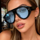 Techsuit Premium Sunglasses (3991) for Women, PC, Retro Glamour, Oversized 70s Aviator, Designer Inspired Blizzard Blue Techsuit Premium Sunglasses (3991) for Women, PC, Retro Glamour, Oversized 70s Aviator, Designer Inspired Blizzard Blue