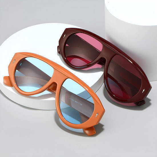 Techsuit Premium Sunglasses (3991) for Women, PC, Retro Glamour, Oversized 70s Aviator, Designer Inspired Blizzard Blue Techsuit Premium Sunglasses (3991) for Women, PC, Retro Glamour, Oversized 70s Aviator, Designer Inspired Blizzard Blue