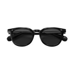 Techsuit Polarized Sunglasses (8663) for Men, UV Protection, Clear Vision, TR90, Round Style, for Traveling Black Techsuit Polarized Sunglasses (8663) for Men, UV Protection, Clear Vision, TR90, Round Style, for Traveling Black