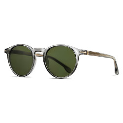 Techsuit Polarized Sunglasses (31235) for Men, Fashion, TR90 Frame, Scratch resistant TAC Lenses, Acetate Legs Green