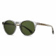 Techsuit Polarized Sunglasses (31235) for Men, Fashion, TR90 Frame, Scratch resistant TAC Lenses, Acetate Legs Green