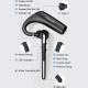 Techsuit Premium Bluetooth Headset PowerTalks (G6) Dual Mic Noise Cancelling, Bluetooth V5.1, 100H Talk Time Black