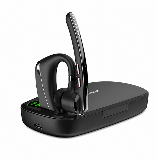 Techsuit Premium Bluetooth Headset SoundForce Pro (G10) BT5.1, Dual Mic ENC, 25H Talk Time Black